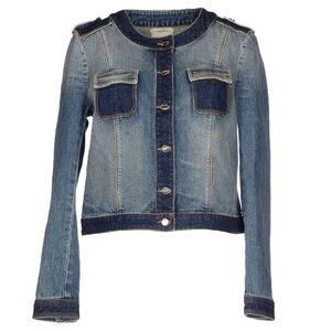 Pinko Tag Denim Jacket Size 10
